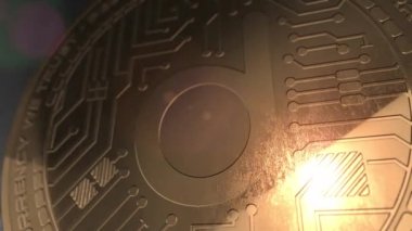 Kripto para birimi datum sikke 3d işleme blockchain