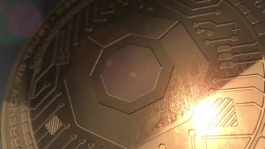 Kripto para birimi komodo sikke 3d işleme blockchain