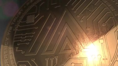 Kripto para birimi Minerva Coin 3d işleme blockchain