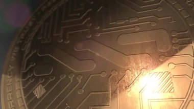 Kripto para birimi Nxt sikke 3d işleme blockchain