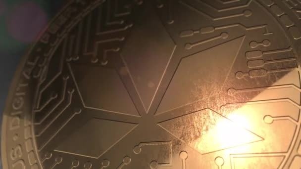 加密货币 Paragon 硬币3D 渲染区块链 — 图库视频影像
