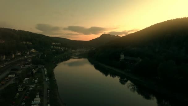 Wahrzeichen Der Festung Königstein Sachsen — Stockvideo