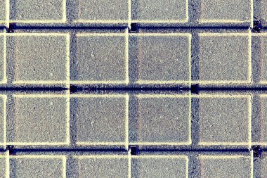 Kentsel gri tuğla duvar doku, kopya alanı