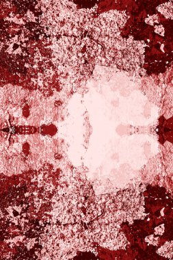 boyalı kırmızı pembe sanat duvar yüzeyi