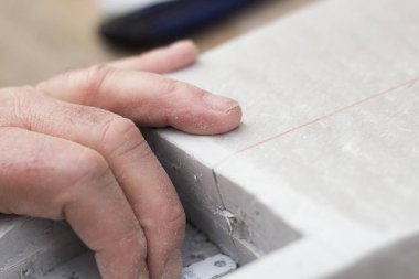 tekne imalat adamın kırpılmış görüntü 