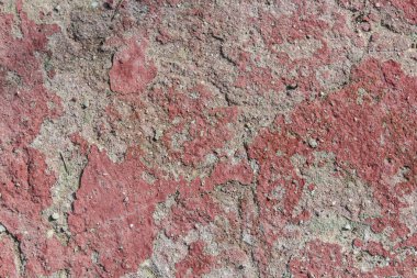 Antik duvar doku kırmızı boya sıva ile bina çimento yıpranmış