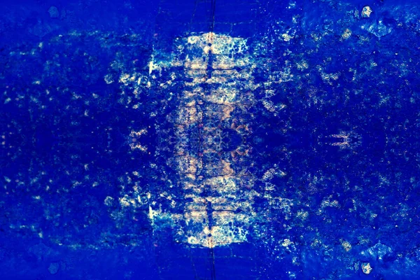 Γδαρμένο Φόντο Σκούρο Μπλε Υφή Αντίγραφο Οριζόντια Κενό Χώρο — Φωτογραφία Αρχείου