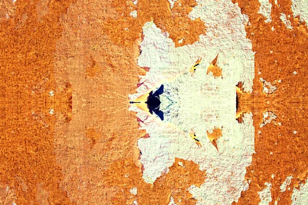 オレンジ色の壁の表面を放棄 — ストック写真