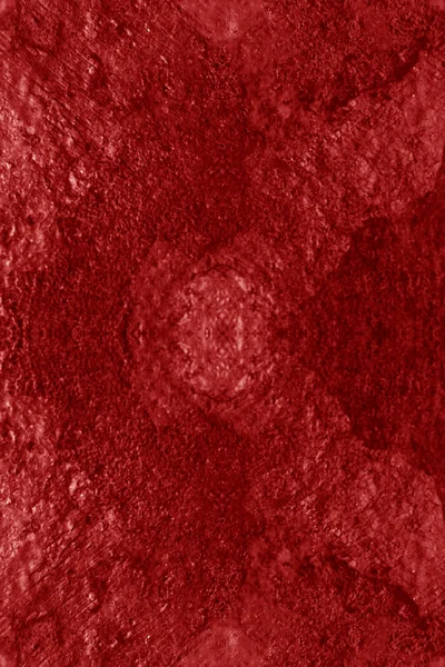 Окрашенная Ярко Красная Каменная Поверхность — стоковое фото