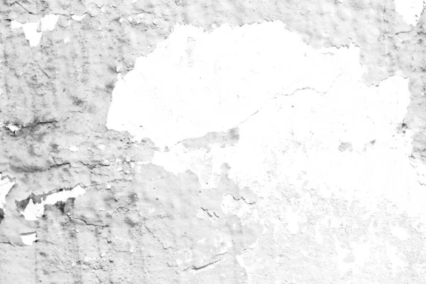 Viejo Agrietado Resistido Textura Pared Gris Blanco —  Fotos de Stock