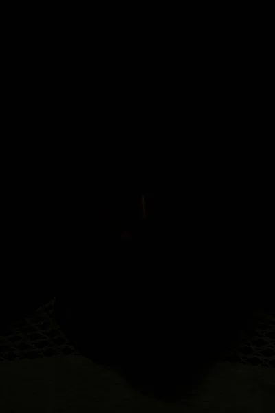 Mannelijke Persoon Silhouet Zwarte Achtergrond — Stockfoto