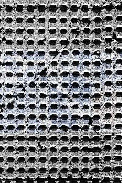 Cementovou Zeď Otvory Povrchové Pozadí — Stock fotografie