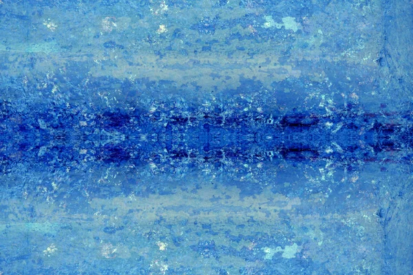 Ancien Fond Texture Bleue Espace Copie Blanc Horizontal — Photo