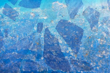 eski mavi doku arka plan, kopya alanı yatay boşluk