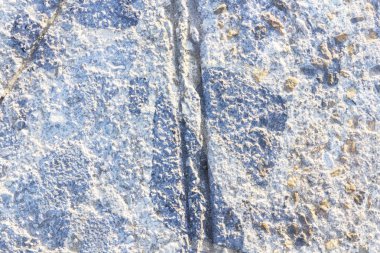 mavi renk çimento duvar yüzeyi çatlaklar