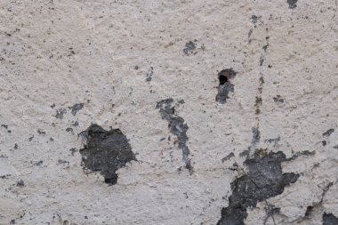 kırık çimento duvar yüzeyi yıpranmış 