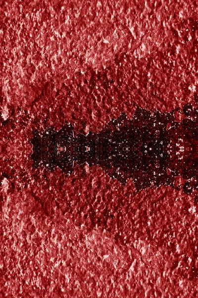 Окрашенная Ярко Красным Камнем Поверхность Пятнами — стоковое фото