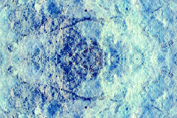 blue rock structure pattern