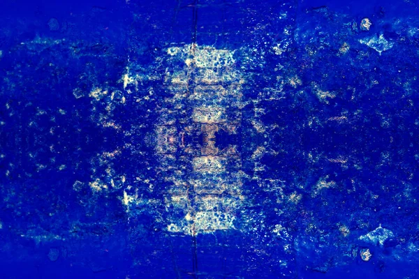 Grungy Fundo Textura Azul Escuro Espaço Cópia Branco Horizontal — Fotografia de Stock