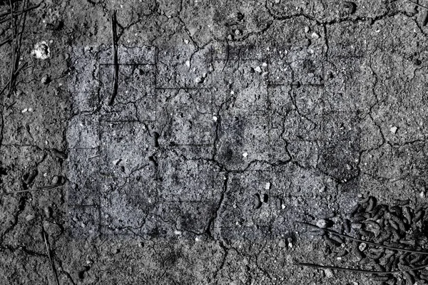 dirty grey ground surface, copy space
