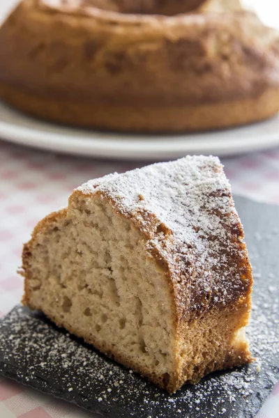 Pastel Mantequilla Con Azúcar Polvo — Foto de Stock