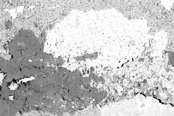Gebarsten Verweerd Grijs Cement Muur Textuur — Stockfoto