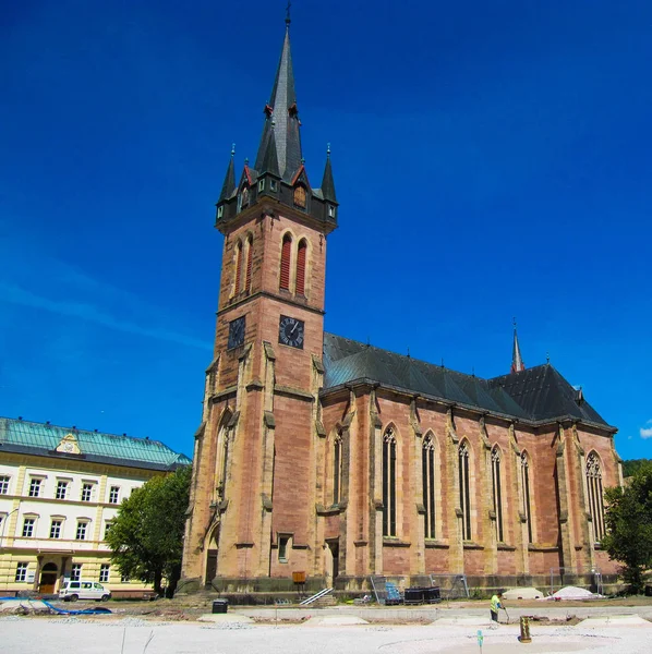 Gótikus Templom Cseh Köztársaság — Stock Fotó