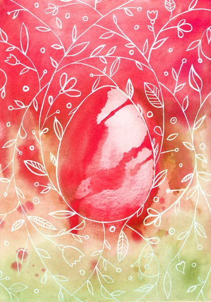 Wielkanoc Easter Egg Wesołych Świąt Wzorce Wiosna Kwiaty Pąki Płatki — Zdjęcie stockowe