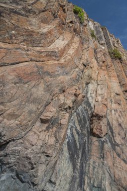 Hong Kong coğrafi Park altıgen sütunda katlanan ve doğal