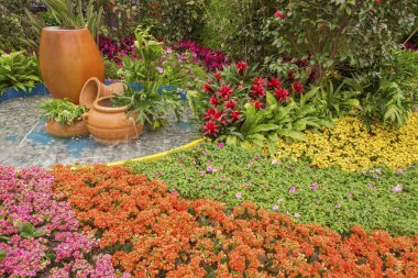 güzel süs Bahçe, yaz