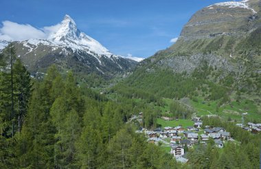 Dağ Matterhorn ve Zermatt, İsviçre