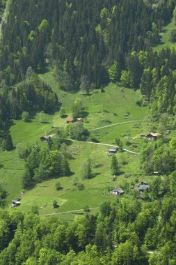 Tepeler köyün doğal peyzaj 
