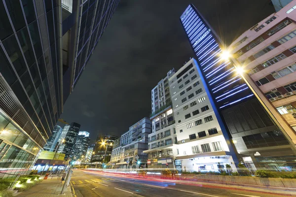 Midtown Hong Kong City Night — Stock Photo, Image