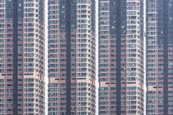 Edificio Residencial Highrise Ciudad Hong Kong — Foto de Stock