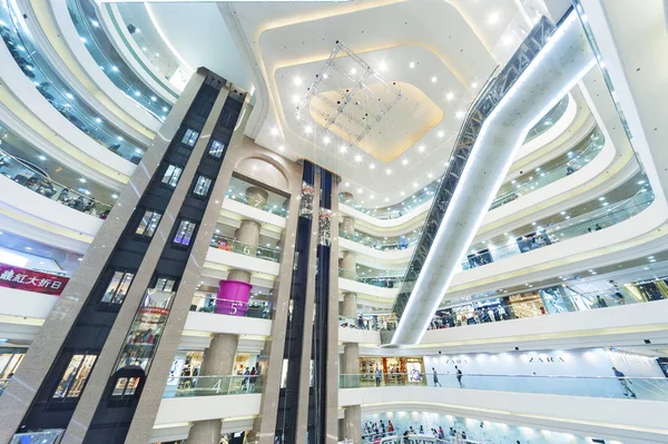 Hong Kong Agosto Times Square Importante Centro Comercial — Foto de Stock