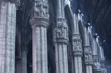 Milan katedral kubbe iç 
