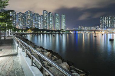 Hong kong liman gece