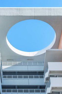 Modern bina soyut arkaplanı 