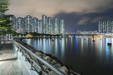 Hong kong liman gece