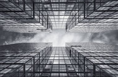 Modern bina soyut arkaplanı 