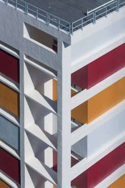 Modern bina soyut arkaplanı 