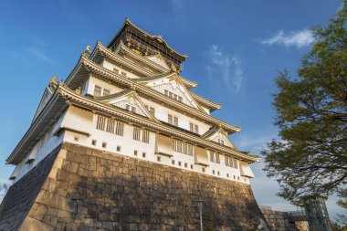 Japonya 'daki Osaka Kalesi 