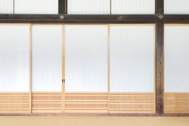 Kağıt Japonya tarzı geleneksel kapı