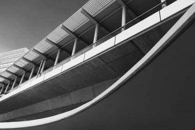 Modern bina soyut arkaplanı 