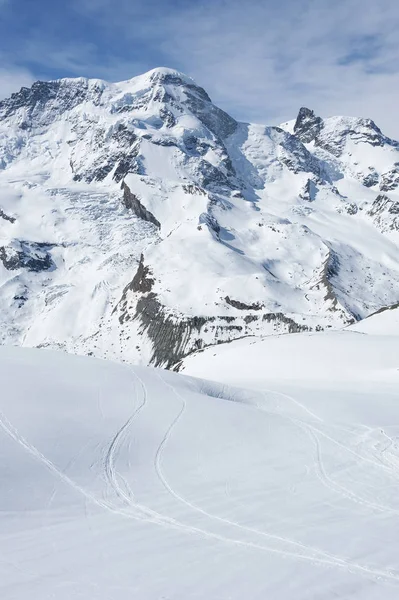 Piękne Góry Śniegu Szwajcarii — Zdjęcie stockowe