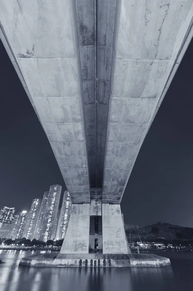 Vue Pont Dans Soirée — Photo