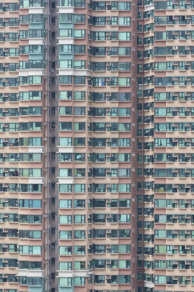 Πολυόροφο Κτίριο Κατοικιών Στην Πόλη Χονγκ Κονγκ — Φωτογραφία Αρχείου