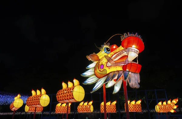 Chinese Dragon Lantern Mid Autumn Festival — Stock Photo, Image