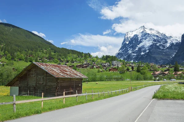Grindelwald Village Berner Oberland Suiza — Foto de Stock