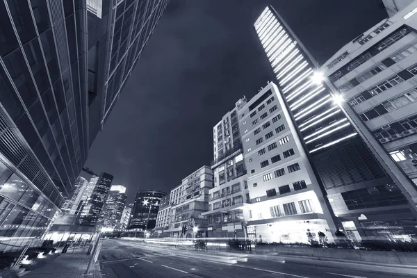 Centro Cidade Hong Kong Cidade Noite — Fotografia de Stock